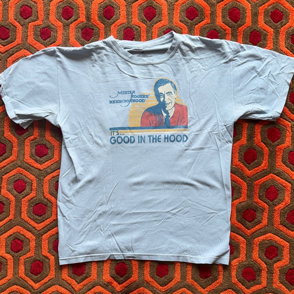 MAKE OFFER! Mister Rogers' Neighborhood Graphic T-Shirt Tee Men's Med.